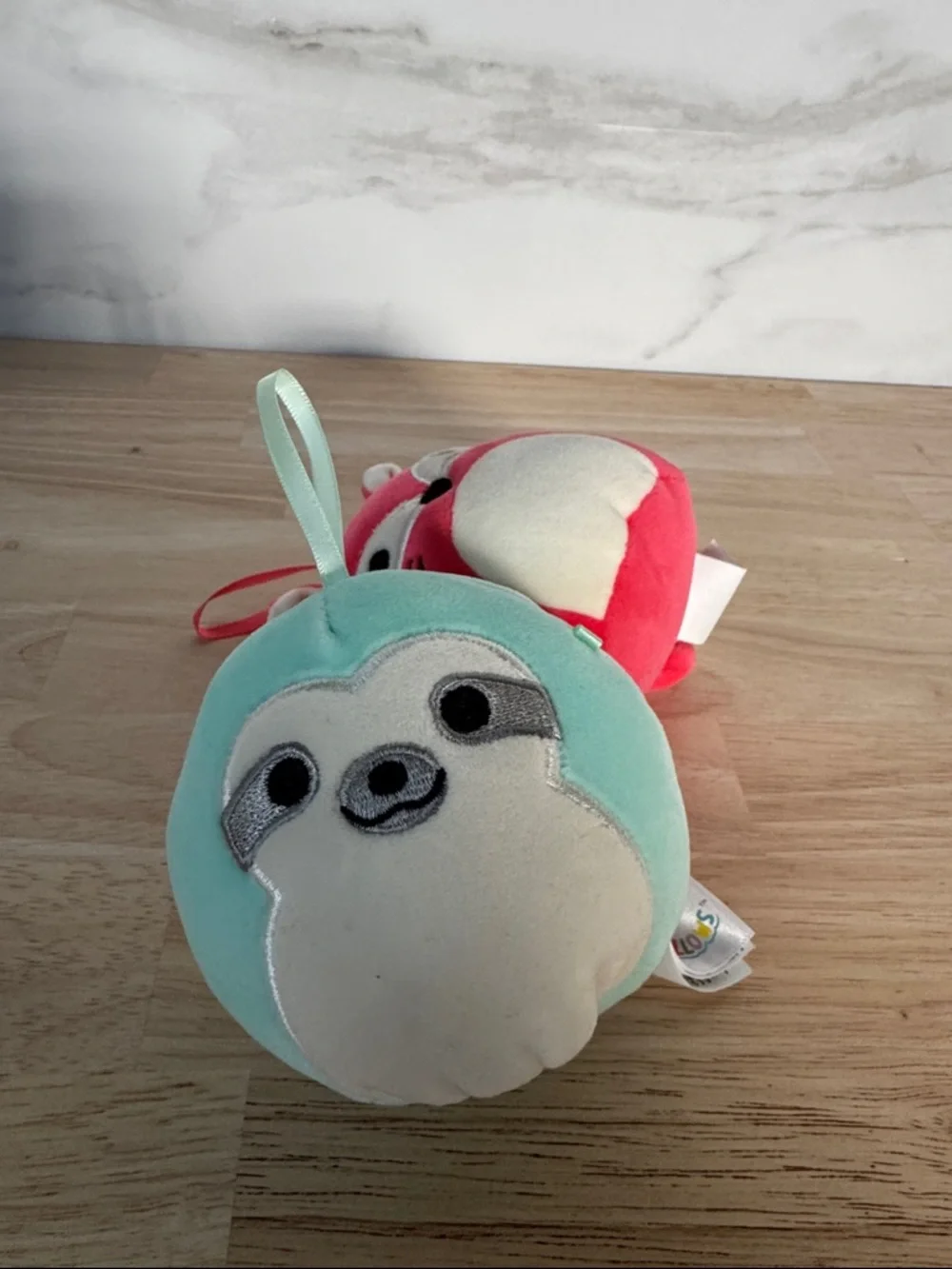 Squishmallow Plush Animal Holiday Ornament Set - Multicolor EUC